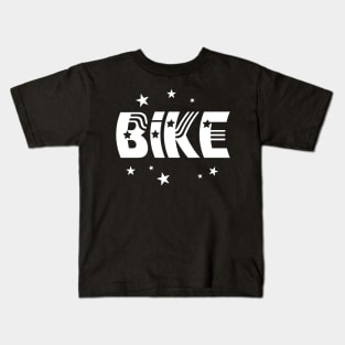 Bike Stars White Kids T-Shirt